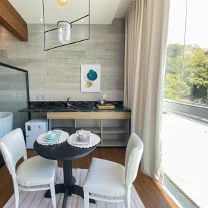 Kitchen area of the Rio Holiday Copacabana Suite